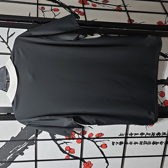 Nike Men's Black‎ and White Polo Colorblock Shirt Size Medium - Picture 5 of 5